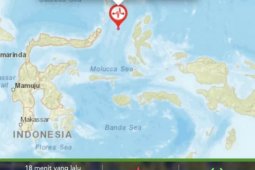 Jailolo diguncang tiga kali gempa