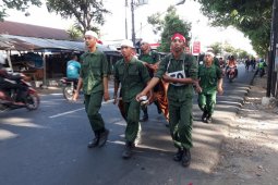 Ribuan peserta napak tilas Jenderal Soedirman di Kediri-Bajulan