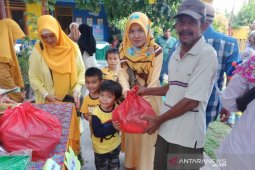 Peringati Maulid Nabi, PAUD Tamasha Valaq gelar market day dan berbagi sembako