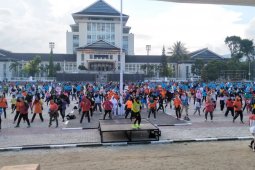 PLN MMU senam bersama peringati HLN 2019