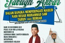 Hikmah Maulid dari Ustad Maher Al-Thauwailibi di Labuhanbatu Selatan