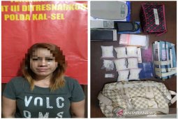 7 paket besar sabu disimpan dalam tas wanita