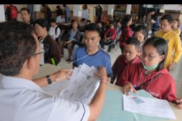 Antrean permohonan SKCK di Denpasar