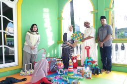 DKBP4 Langkat serahkan APE buat Masjid Ubudiyah Pangkalan Brandan
