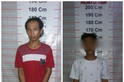 Polisi Gebang Langkat ringkus dua tersangka pemilik narkotika