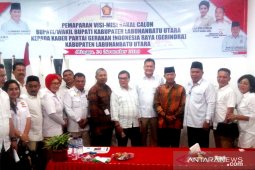 Hanya dua balon bupati yang sampaikan visi misi di Gerindra Labura