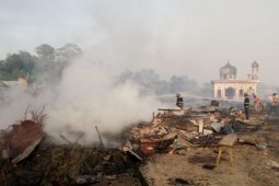 Kodim Kotabaru kerahkan personel bantu korban kebakaran