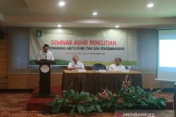 Tujuh judul penelitian Balitbang Kalbar masuk Seminar Akhir