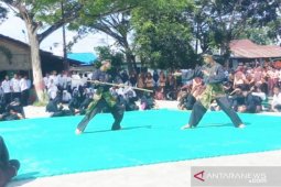 Pendekar silat "bertarung" di Harlah Al Washliyah Tanjungbalai