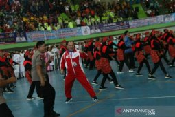 Antara TV - Menpan RB - Gubernur Babel Senam Badincak buka Pornas Korpri XV