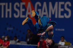 SEA Games 2019, tujuh jahitan di lengan tak hentikan Harris raih perak wushu