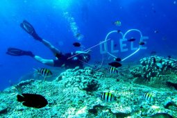 Objek wisata laut Olele di Kabupaten Bone Bolango