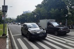 Ledakan Monas,   lalu lintas di sekitar TKP  lancar