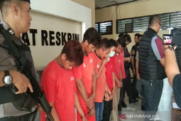 Polisi tangkap enam pemuda terkait kasus pengeroyokan dan pencurian