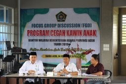 Kemenag Aceh cegah pernikahan anak bawah umur