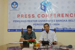 UBB gelar konferensi pers pemilihan rektor baru