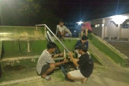 Skateboarder Tabalong lakukan perbaikan dan penambahan rintangan