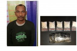 Bawa sabu di selangkangan, warga Aceh ditangkap polisi di Langkat