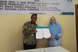 PLN UP3 Metro sepakati jual beli listrik dengan RS dan perusahaan