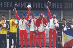 SEA Game 2019, voli pantai beregu putra raih emas