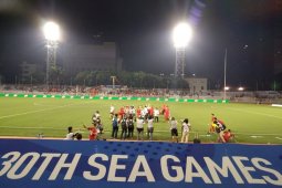 Ketua PSSI sempat was -was lihat permainan Timnas U-22