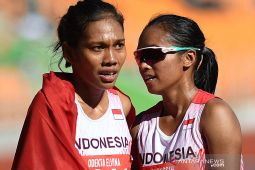 PON Papua - Triyaningsih terpesona keindahan  lintasan marathon