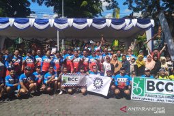 BPJS Ketenagakerjaan Denpasar kampanyekan "call name" BP Jamsostek lewat sepeda bersama