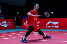 BWF Finals 2019: Jonatan tak bisa keluar dari tekanan Wang dan kalah