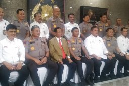 Menko Polhukam temui Kapolri bahas pengamanan Natal-Tahun Baru