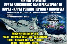 KRI Tombak meriahkan HUT Armada RI di Banjarmasin