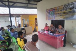 Satbinmas Polres Bangka gelar pelatihan peran Linmas