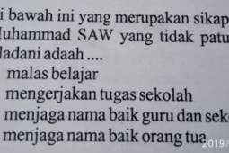 Soal ujian SD dinilai melecehkan Nabi Muhammad SAW viral di medsos
