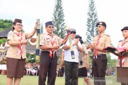 Bawaslu Bali adakan Perkemahan Bakti Pemilu di Tabanan