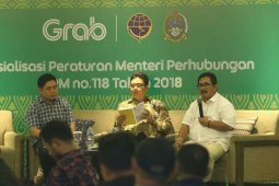 Grab sosialisasikan penerapan PM 118/2018 ke mitra pengemudi