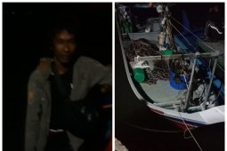 Nelayan Malaysia terombang ambing di Selat Malaka diselamatkan nelayan Langkat