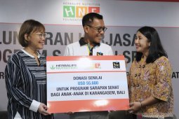 "Herbalife Nutrition Foundation" lakukan program "Sarapan Sehat" sasar SD di Karangasem-Bali