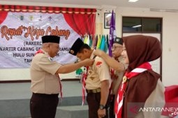 Kwarcab Pramuka HST gelar rapat kerja