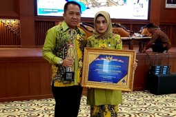 Bupati Tanah Bumbu terima penghargaan dari Gubernur Kalsel