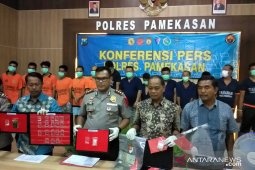 Polres Pamekasan tangkap 14 orang tersangka kriminal
