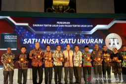 Pemkab Bangka Tengah raih penghargaan pasar tertib ukur dari Kemendag