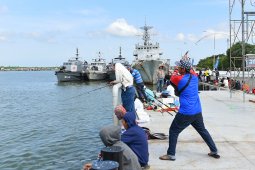 Meriahkan Hari Armada, Lantamal I gelar lomba mancing mania