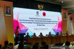 Gubernur Jatim minta sinergi forkopimda hadapi risiko bencana