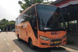 Pengelola perumahan  BSD City Tangerang operasikan "shuttle bus" gratis