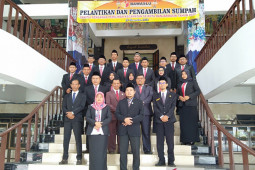 Sebanyak 15 anggota Panwascam Banjarmasin dilantik