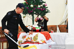 Polresta Banjarmasin sterillisasikan delapan gereja jelang Ibadah Natal