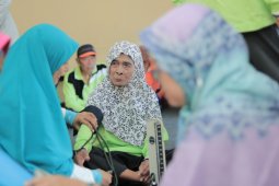60 orang warga lanjut usia antusias ikuti senam Lansia