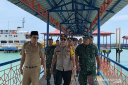 Polisi perketat pengamanan jalur penyeberangan di Pelabuhan Tanjungkalian