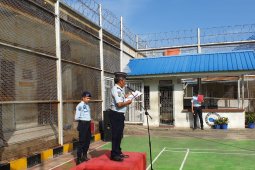 11 narapidana Rutan Kelas II B Tanjung Pura Langkat dapat remisi