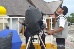 BMKG gunakan teleskop amati gerhana matahari cincin di Kabupaten Belitung