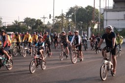 "Goweser" Medan kampanyekan bersepeda aman lewat gerakan Last Sunday Ride